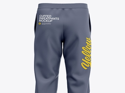 Men's Cuffed Sweatpants Mockup 3d apparel apparel mockup cuffed mock up mockup sweat pants sweatpants sweatpants mockup tracksuit bottoms