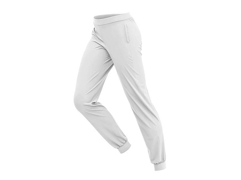 Download Women's Cuffed Sweatpants Mockup by CG Tailor on Dribbble