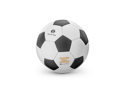 Leather Soccer Ball Mockup ball mockup leather leather soccer ball mockup soccer soccer ball mockup