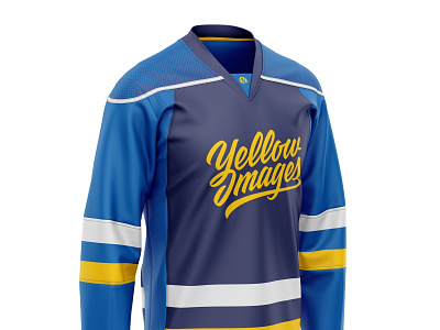 Lace Neck Hockey Jersey Mockup designs, themes, templates and downloadable  graphic elements on Dribbble