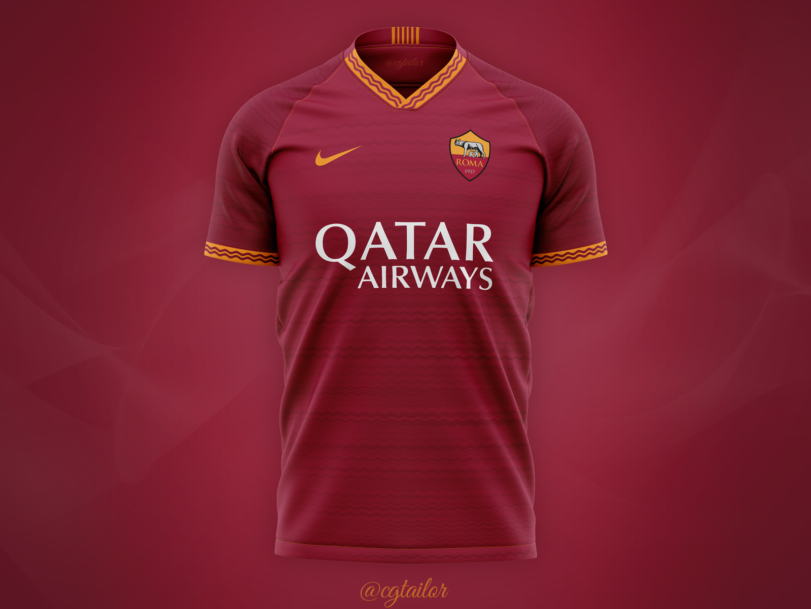 Football / Soccer Concept for AS Roma by @cgtailor by CG Tailor on Dribbble