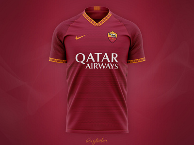 Football / Soccer Concept for AS Roma by @cgtailor