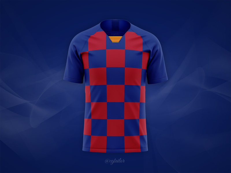 barcelona warm up jersey