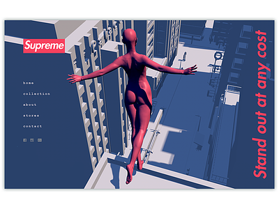 Supreme. design graphic interface motion uidesign uxdesign web website