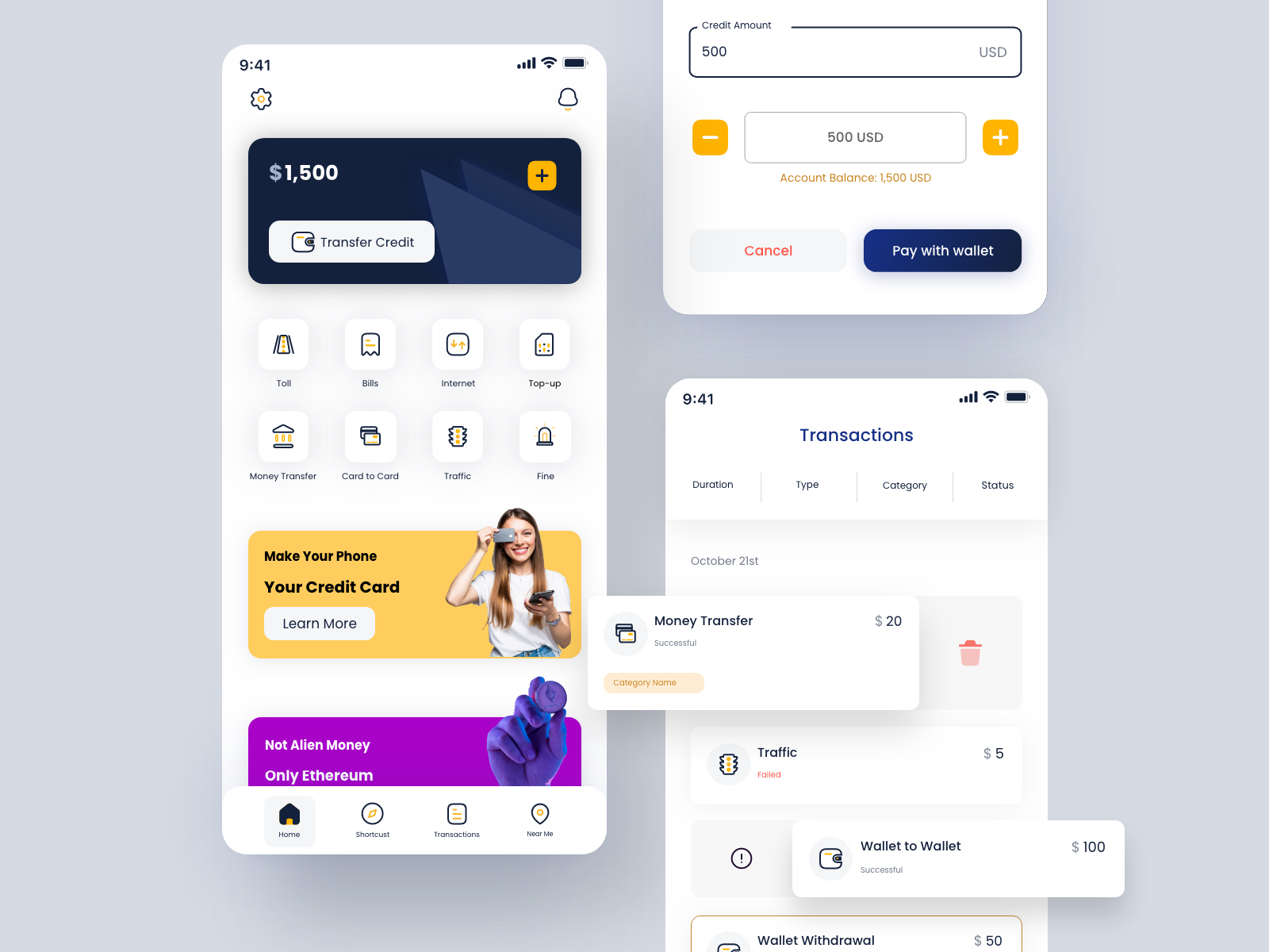 Digital Wallet - EMV by Hooman Abasi for Duxica on Dribbble