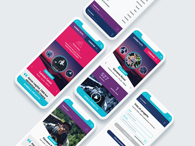 Endurance Sports Contest Platform | ENDUdream app contest design endu endurance interaction design interface design log in mobile mobile app outdoor responsive sports ui user experience user interface ux voting web website