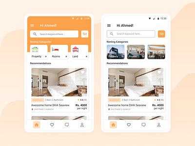 Property App Exploration airbnb mobile product property property app realestate rental ui ux
