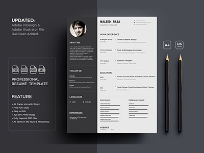 CV, Resume , Cover Letter by uualeed official on Dribbble