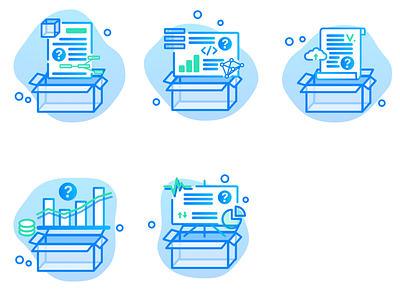 Empty states illustrations design illustration ui web