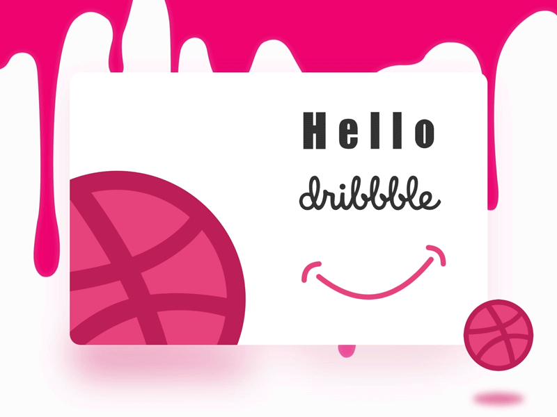 Hello Dribbble ;) debut first shot hello dribbble