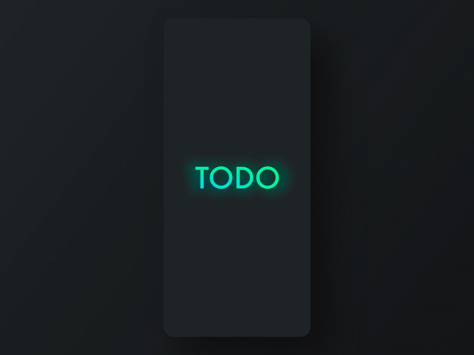 ToDo app Concept #Shot 2