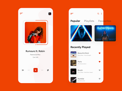 Simple Music Player - Freebie