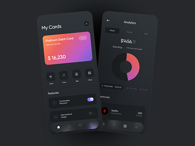 Finance App Concept : UI Shot