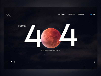 Error 404 UI Design animation dailyuichallenge day2 portfolio thebestisyettocome ui uianimation userinterface ux webdesign
