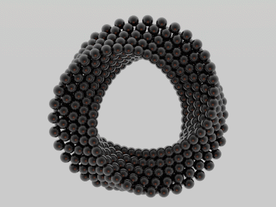 Abstract Circular Infinite Loop 3d animation art c4d cinema maxon3d motion octanerender