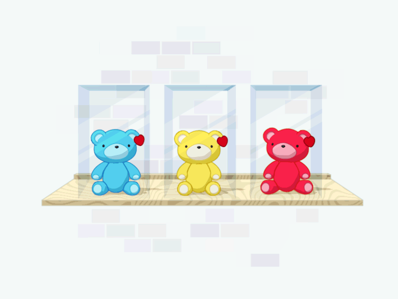 The Life of a Teddy Bear attic beanie baby box c4d cinema 4d line art mograph sketch and toon teddy bear toy