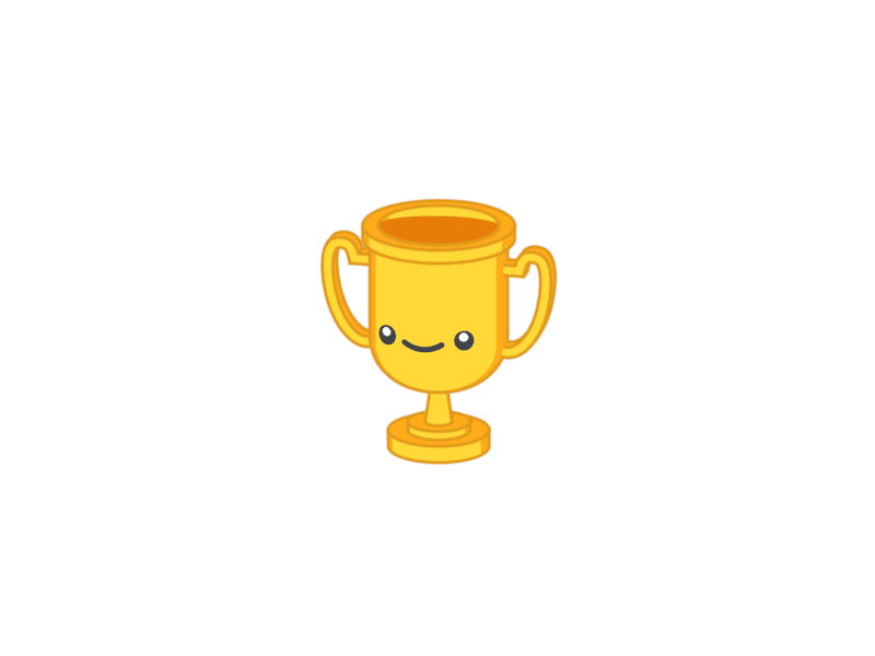 Take a Bow! award c4d cinema 4d flat design line art microsoft motion graphics sketch and toon trophy