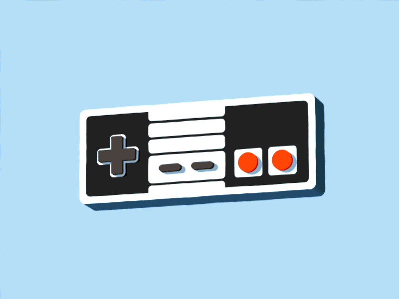 Nintendo Controller after effects animation cinema 4d eyedesyn gaming nes nintendo video games