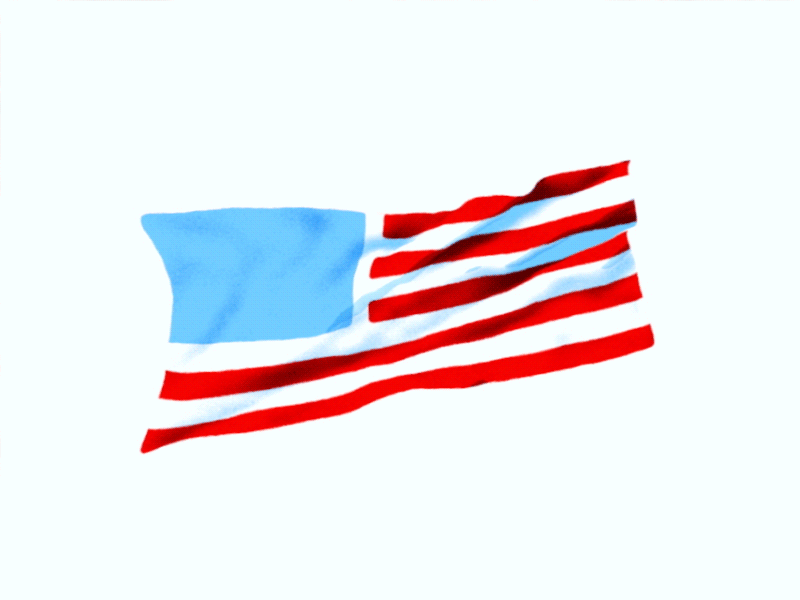 Our Flag Was Still There 3d america c4d cinema 4d eyedesyn flag gif mograph motion graphics uniter states us us flag