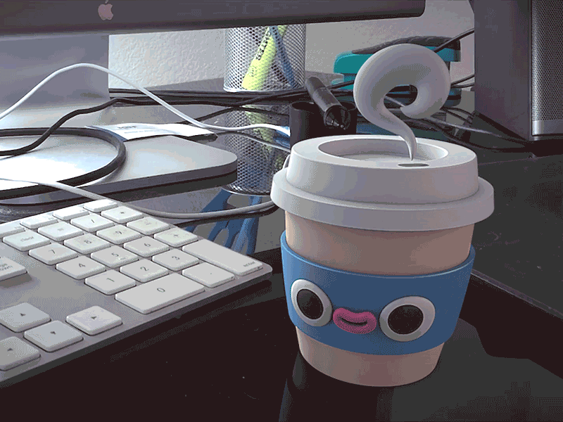 Morning Coffee 3d c4d cinema 4d coffee eyedesyn gi mograph motion graphics