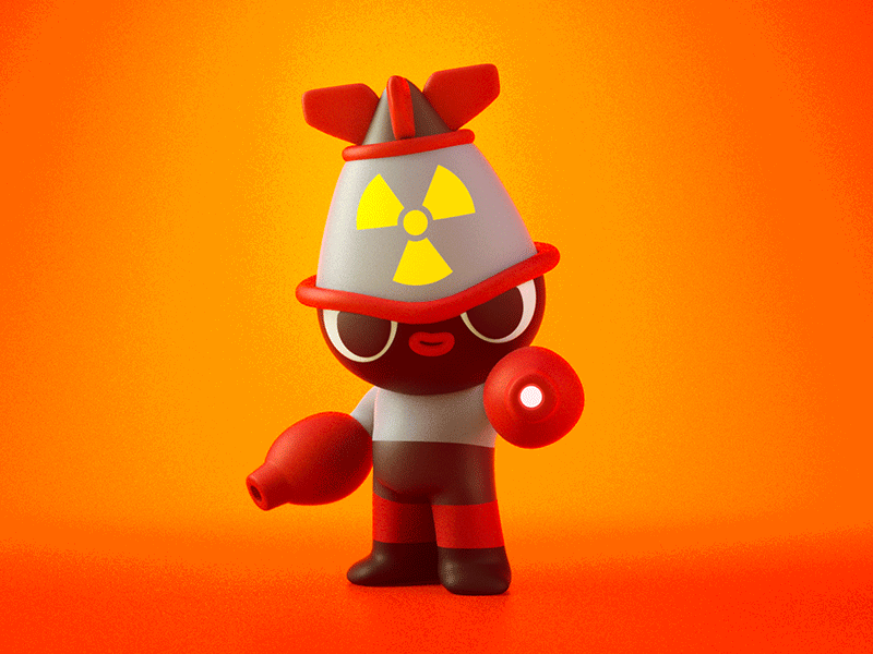 Nuke Man 3d animation anime c4d cartoon character cinema 4d eyedesyn mega man nuke octane