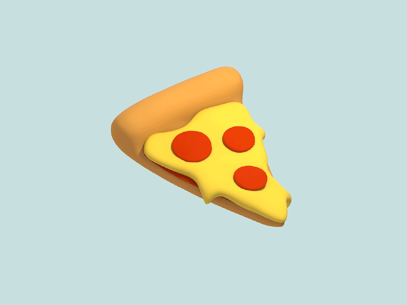 Pizza Time! 3d animation c4d cinema 4d eyedesyn food mograph motion graphics pizza