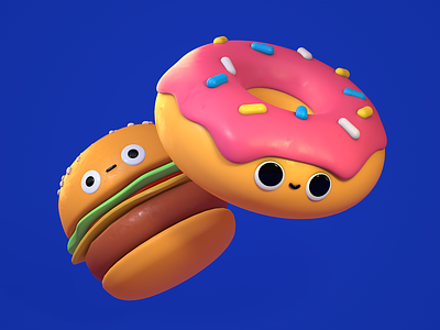 Burger Donut