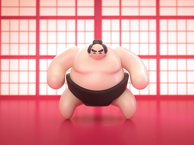 Sumo Slam adobe aero aero animation ar augmented reality c4d cinema 4d eyedesyn japan japanese mograph motion graphics sumo