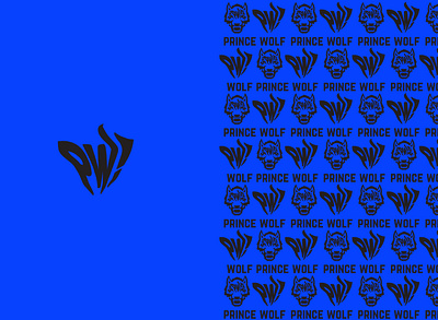 Prince Wolf Logo branding design fur graphic design illustration logo vector