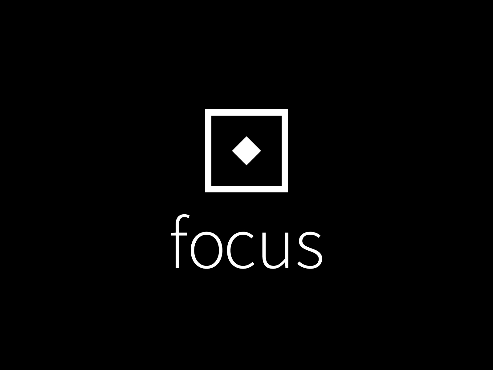 Focus Logo Design by Andrea Tamponi on Dribbble