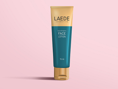 Laede Cosmetic - Logo application branding color design logo type typography