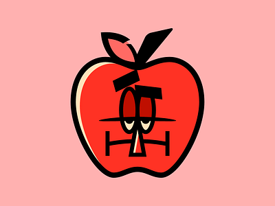 FROOT 01 apple art cartoon design doodle fruit graphic illustration illustrator logo vector