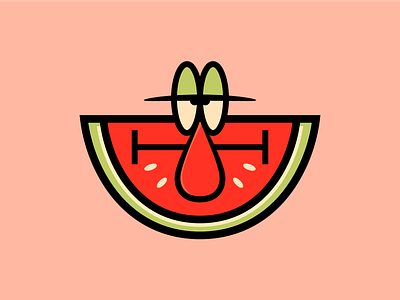 FROOT 05 cartoon design graphic illustration logo melon vector