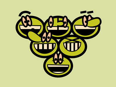 FROOT 16 cartoon design grapes graphic illustration logo vector