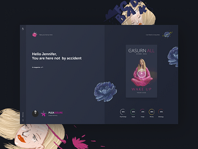 The Casurnal — Web UI app app design application illustration magazine product design profile subscription ui user experience user interface ux web website