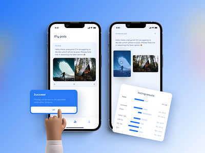 Voting Mobile App Concept app app design concept design ios mobile mobile app mobile application mobile design mobile design app product design ui user experience user interface ux uxui visual vote votes voting