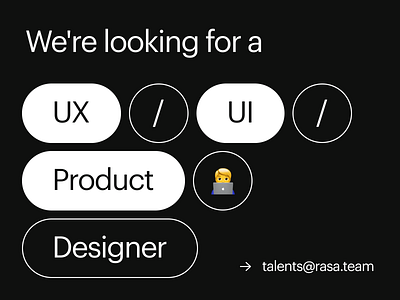 We're hiring 🥳 agency app design hiring open position product design remote team ui user experience user interface ux website design