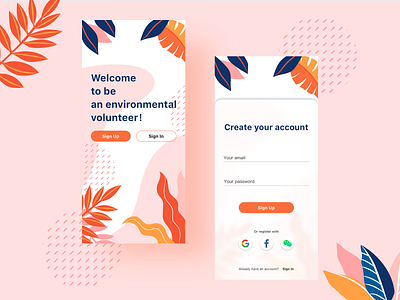 sign up page practice #DailyUI