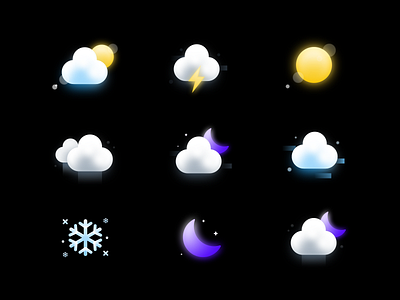 Weather icon practice