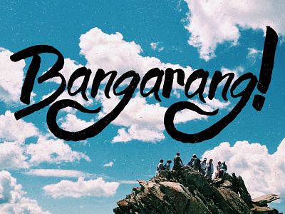 Bangarang! copic marker hand drawn hook lettering pen pencil quote sketch typography