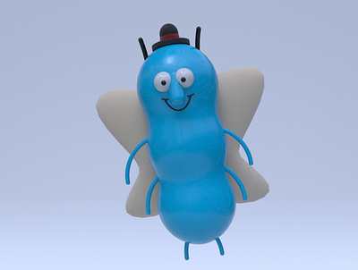 Bug Guy 3d 3d animation 3d art 3d modeling animation cartoon cute cute art cute illustration illustrator