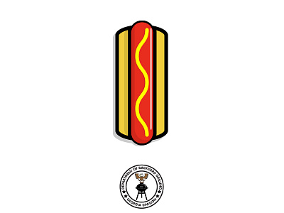 Hot Dog Season 2014- REMIX!! badge eagle food futura grill hot dog icon illustration illustrator practice thick lines vector