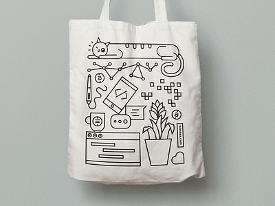 Canvas Bag Illustration