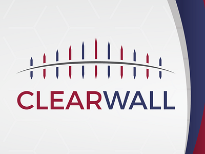 Clearwall Logo adobe illustrator graphic design logo design