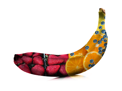 Banana! adobe photoshop graphic design image editing image manipulation