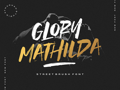 Glory Mathilda bold branding brush font cyberpunk design display display font elegant fashion font handwriting handwritten lettering luxury masculine poster street strong typeface urban