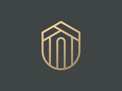 Real Estate Logo cool design designs elegant gold illustration logo luxury modern real estate retro sophisticated vector