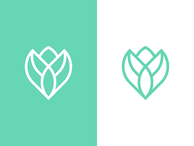 Rose Logo Design Concept