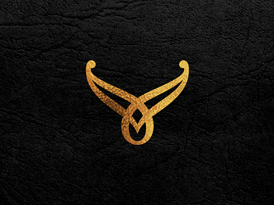 V luxury logo design concept bull clean elegant feminine gold luxury luxury brand masculine toro v v logo v logo design