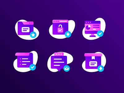 e-commerce icon concept. design e commerce e commerce icon flat flat icon icon icon app modern pink purple technology web web design web icon